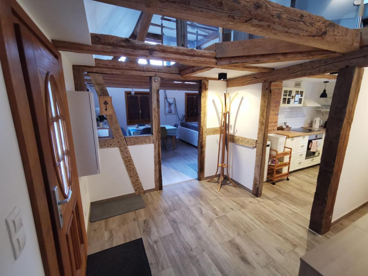 Kesseldorf Une Maison A Colombages - Cosy, Lumineuse Et Sauna מראה חיצוני תמונה