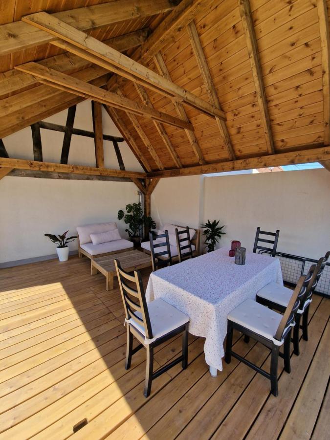Kesseldorf Une Maison A Colombages - Cosy, Lumineuse Et Sauna מראה חיצוני תמונה