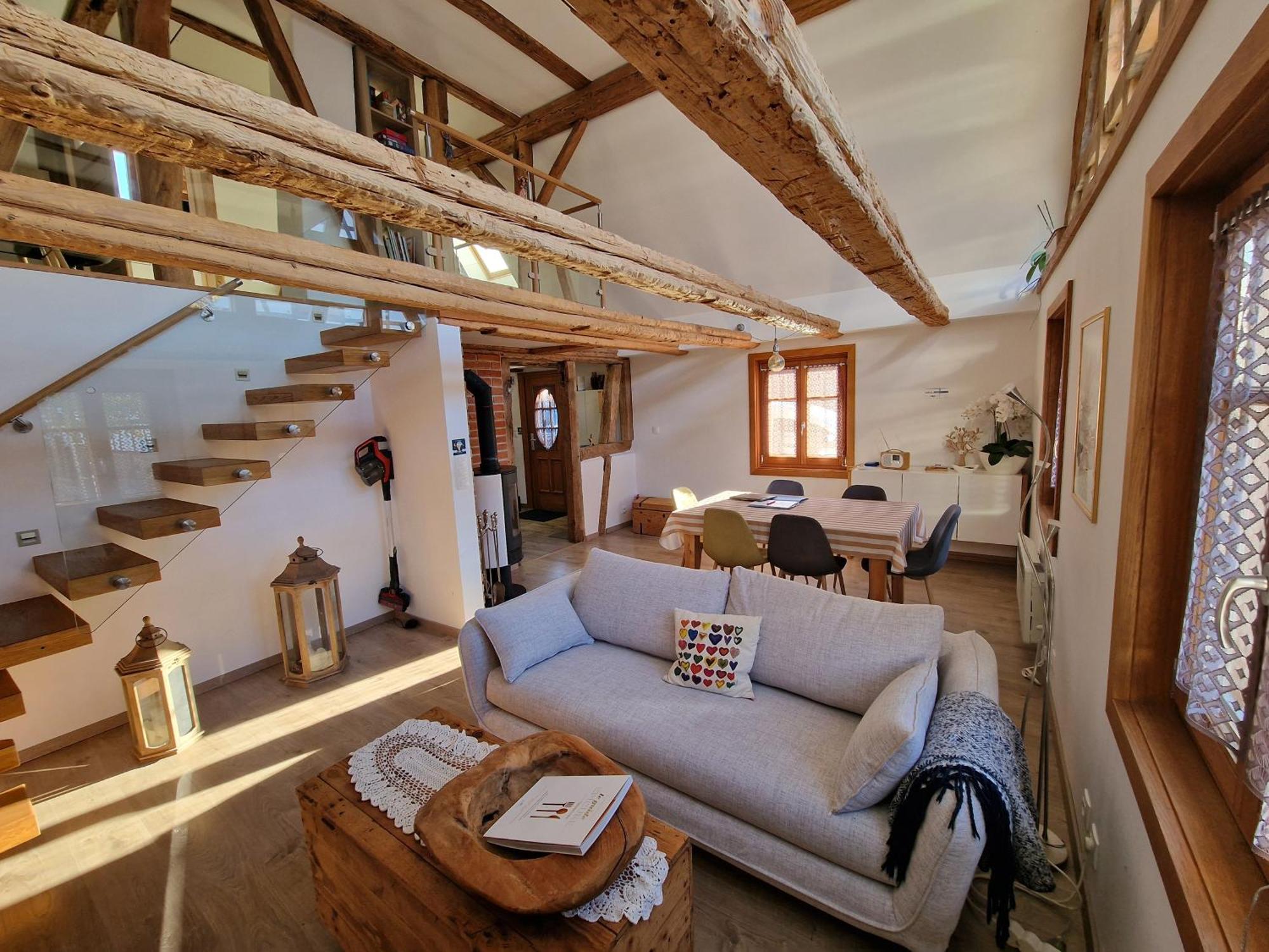 Kesseldorf Une Maison A Colombages - Cosy, Lumineuse Et Sauna מראה חיצוני תמונה